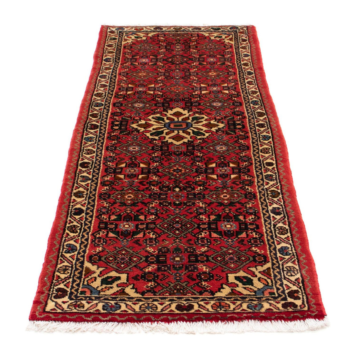 Alfombra de pasillo Alfombra persa - Nómada - 198 x 70 cm - rojo oscuro