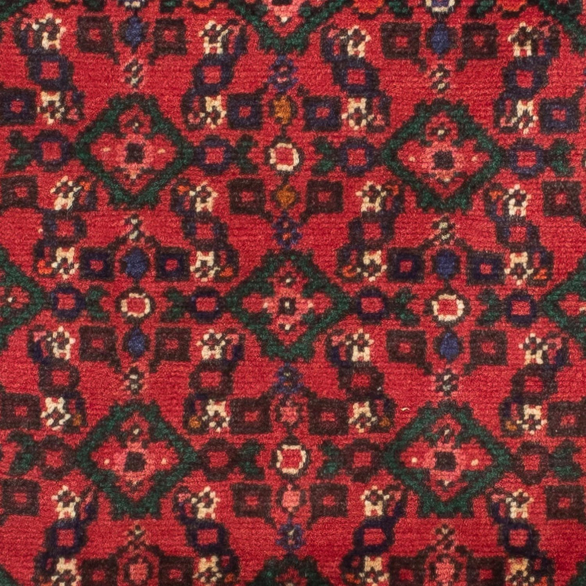 Alfombra de pasillo Alfombra persa - Nómada - 195 x 68 cm - rojo oscuro