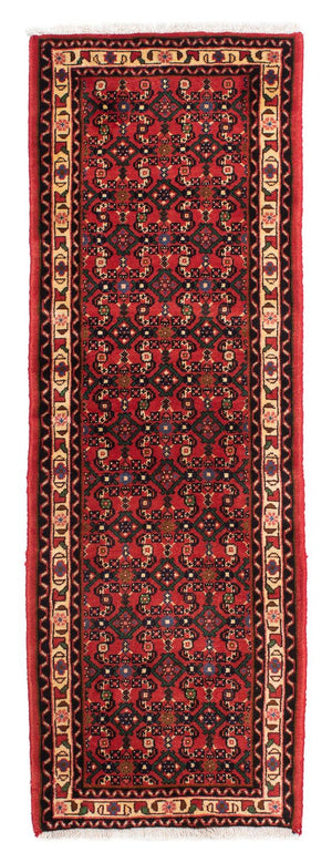 Alfombra de pasillo Alfombra persa - Nómada - 200 x 66 cm - rojo oscuro
