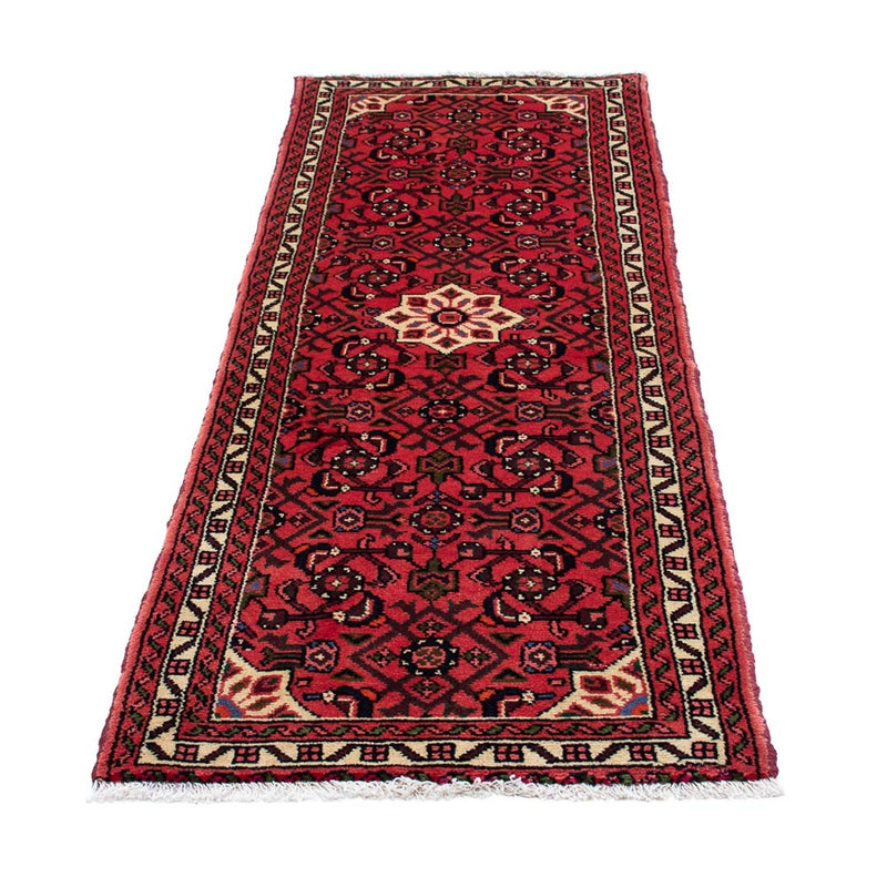 Alfombra de pasillo Alfombra persa - Nómada - 190 x 68 cm - rojo oscuro