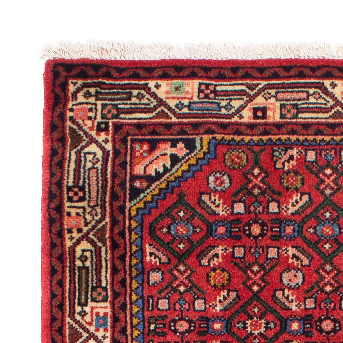 Alfombra de pasillo Alfombra persa - Nómada - 195 x 85 cm - rojo oscuro