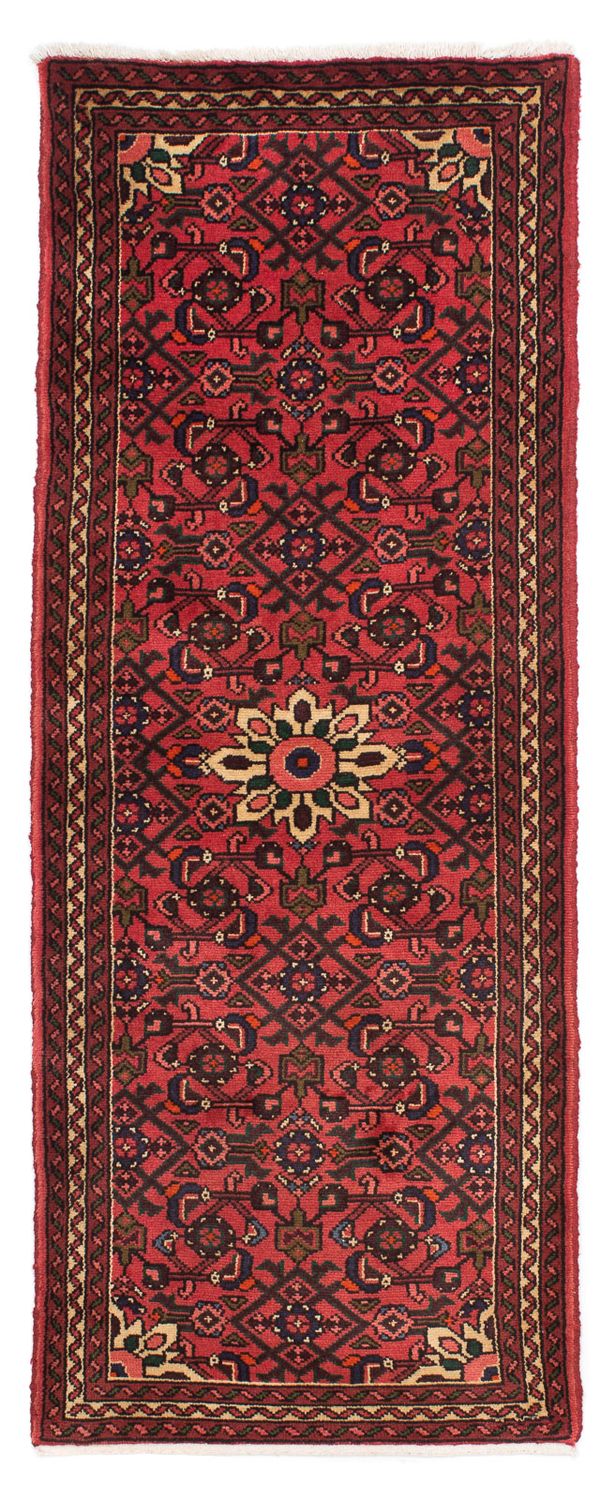 Alfombra de pasillo Alfombra persa - Nómada - 200 x 72 cm - rojo oscuro