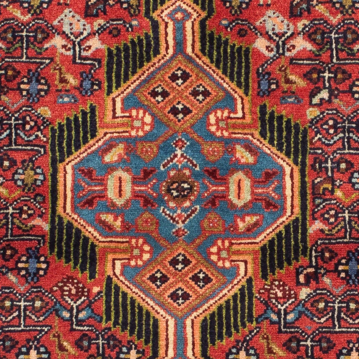 Alfombra de pasillo Alfombra persa - Nómada - 195 x 80 cm - rojo claro