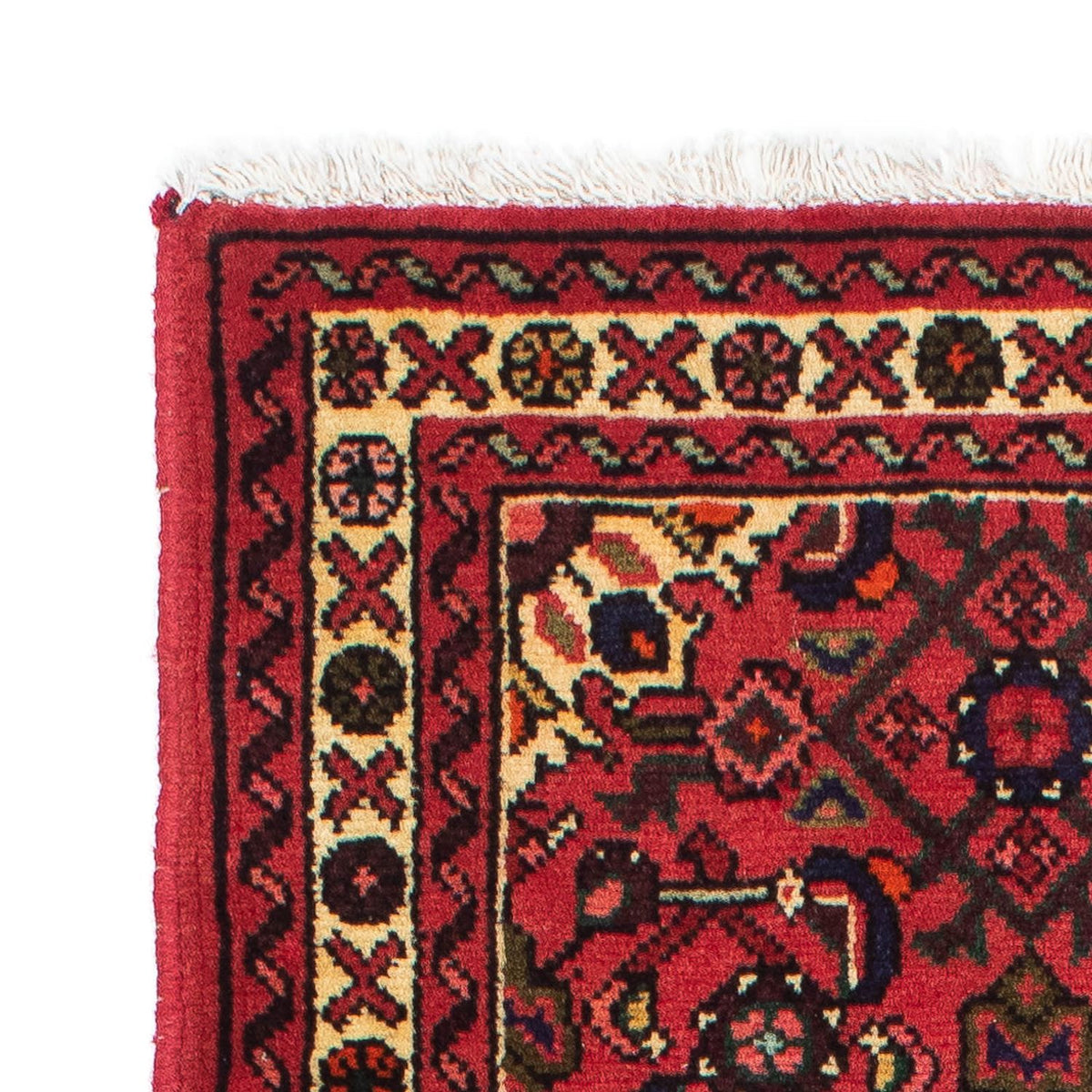 Alfombra de pasillo Alfombra persa - Nómada - 203 x 68 cm - rojo oscuro