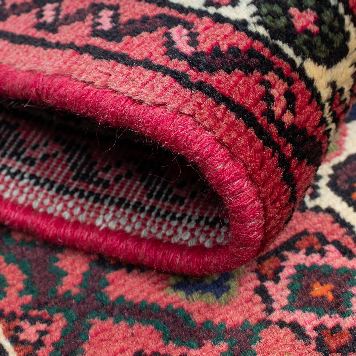 Alfombra de pasillo Alfombra persa - Nómada - 203 x 68 cm - rojo oscuro