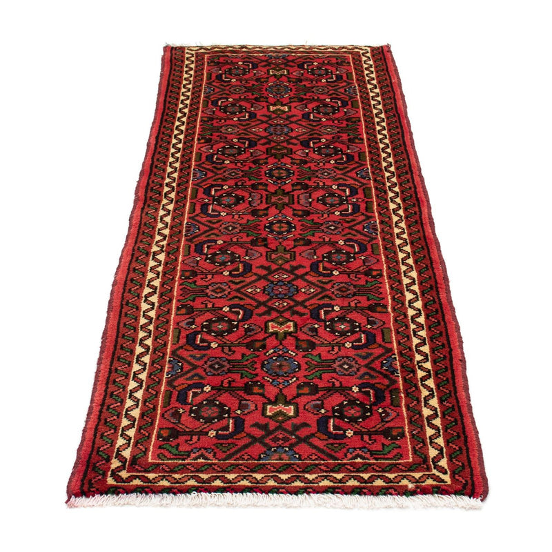 Alfombra de pasillo Alfombra persa - Nómada - 188 x 65 cm - rojo oscuro