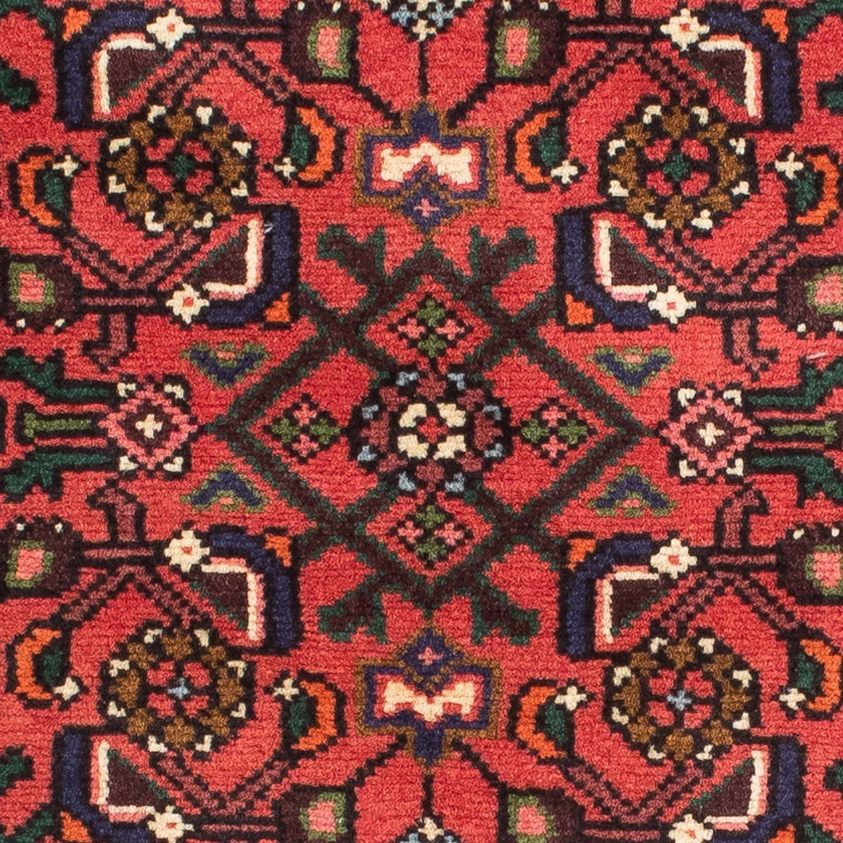 Alfombra de pasillo Alfombra persa - Nómada - 203 x 75 cm - rojo oscuro