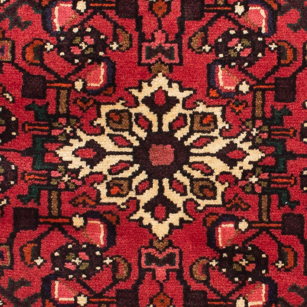 Alfombra de pasillo Alfombra persa - Nómada - 190 x 75 cm - rojo oscuro