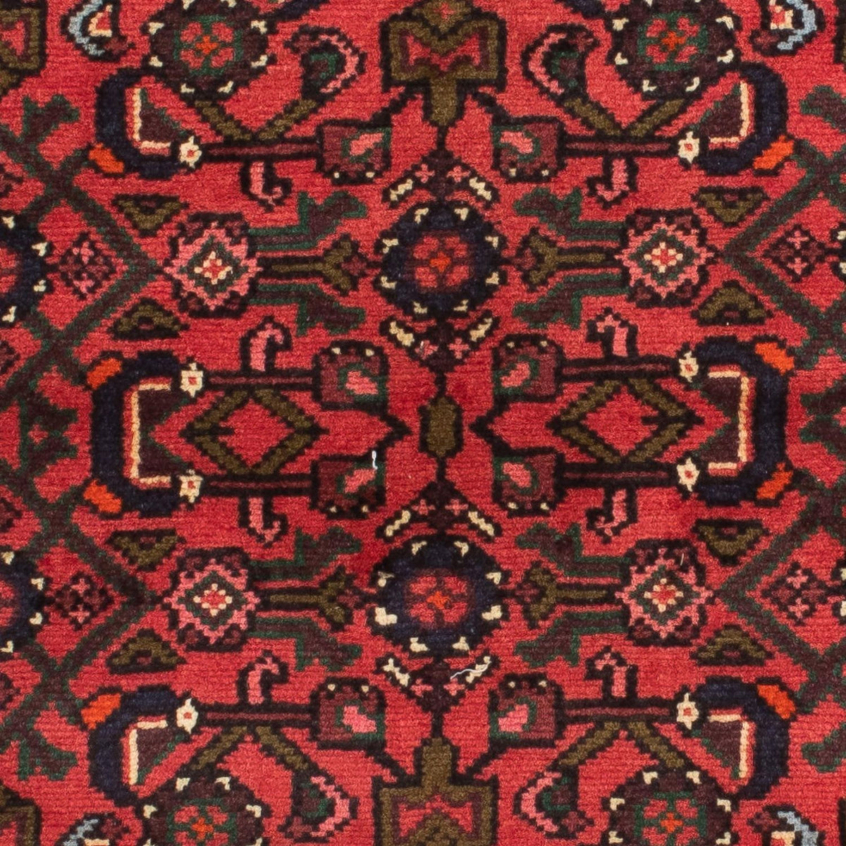 Alfombra de pasillo Alfombra persa - Nómada - 195 x 74 cm - rojo oscuro
