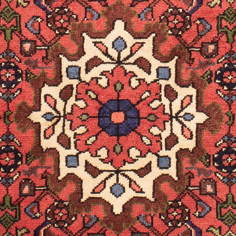 Alfombra persa - Nómada - 147 x 100 cm - rojo oscuro