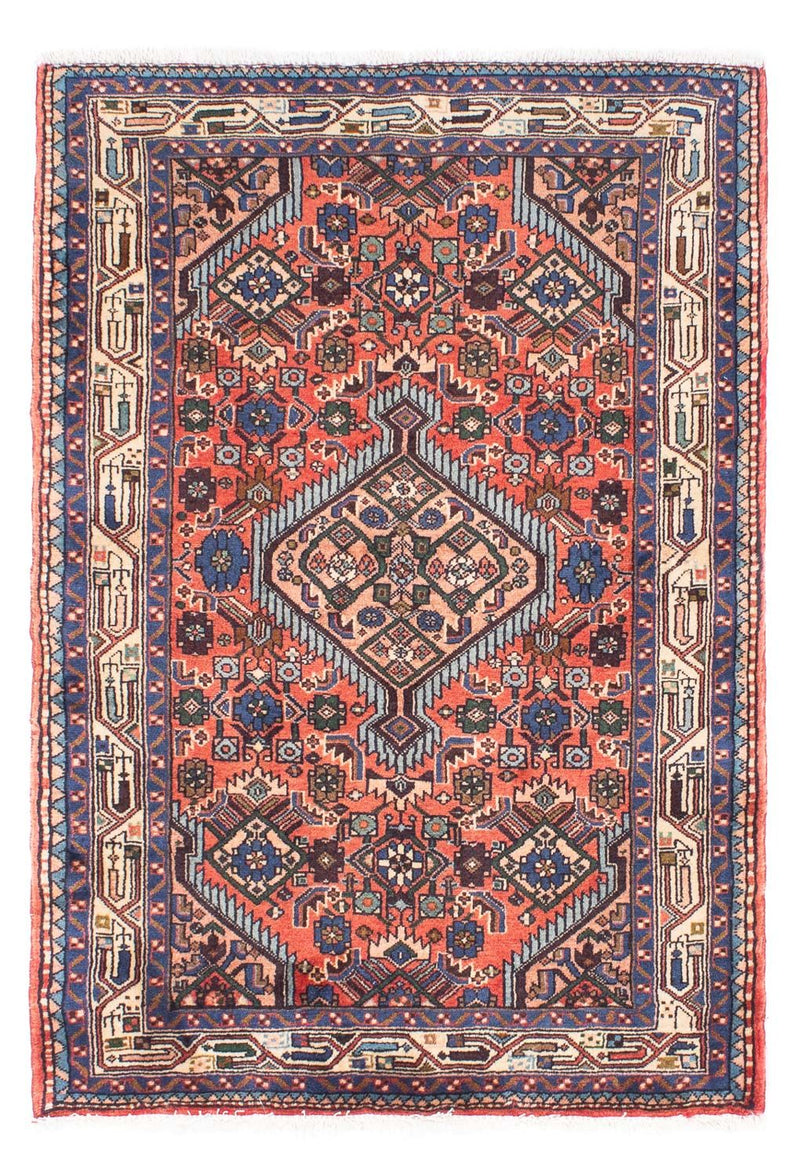 Alfombra persa - Nómada - 143 x 103 cm - rojo