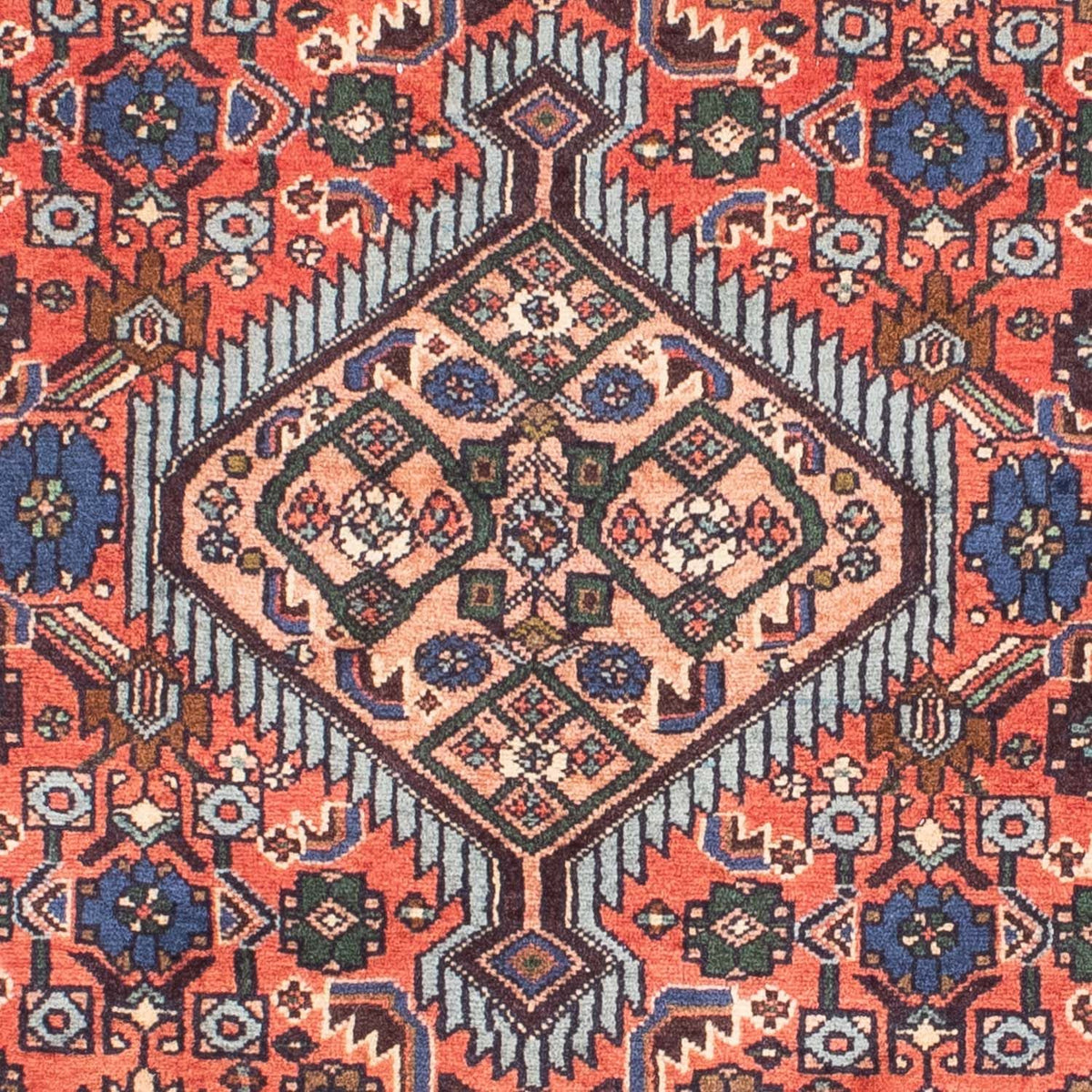 Alfombra persa - Nómada - 143 x 103 cm - rojo