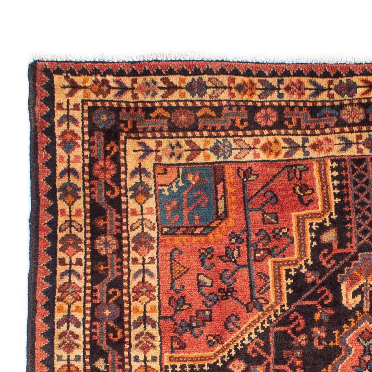 Alfombra persa - Nómada - 172 x 106 cm - azul oscuro