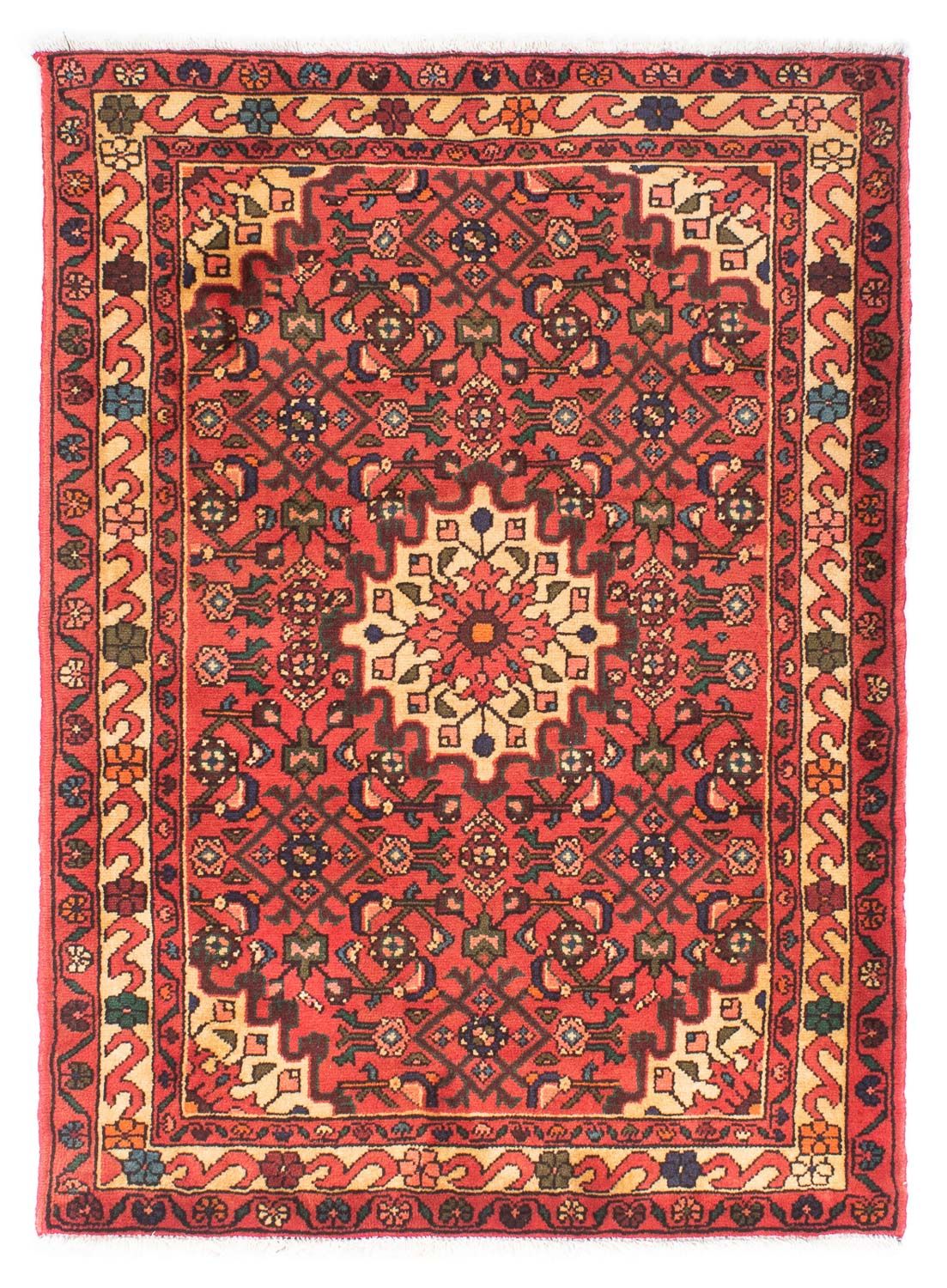 Alfombra persa - Nómada - 160 x 112 cm - rojo