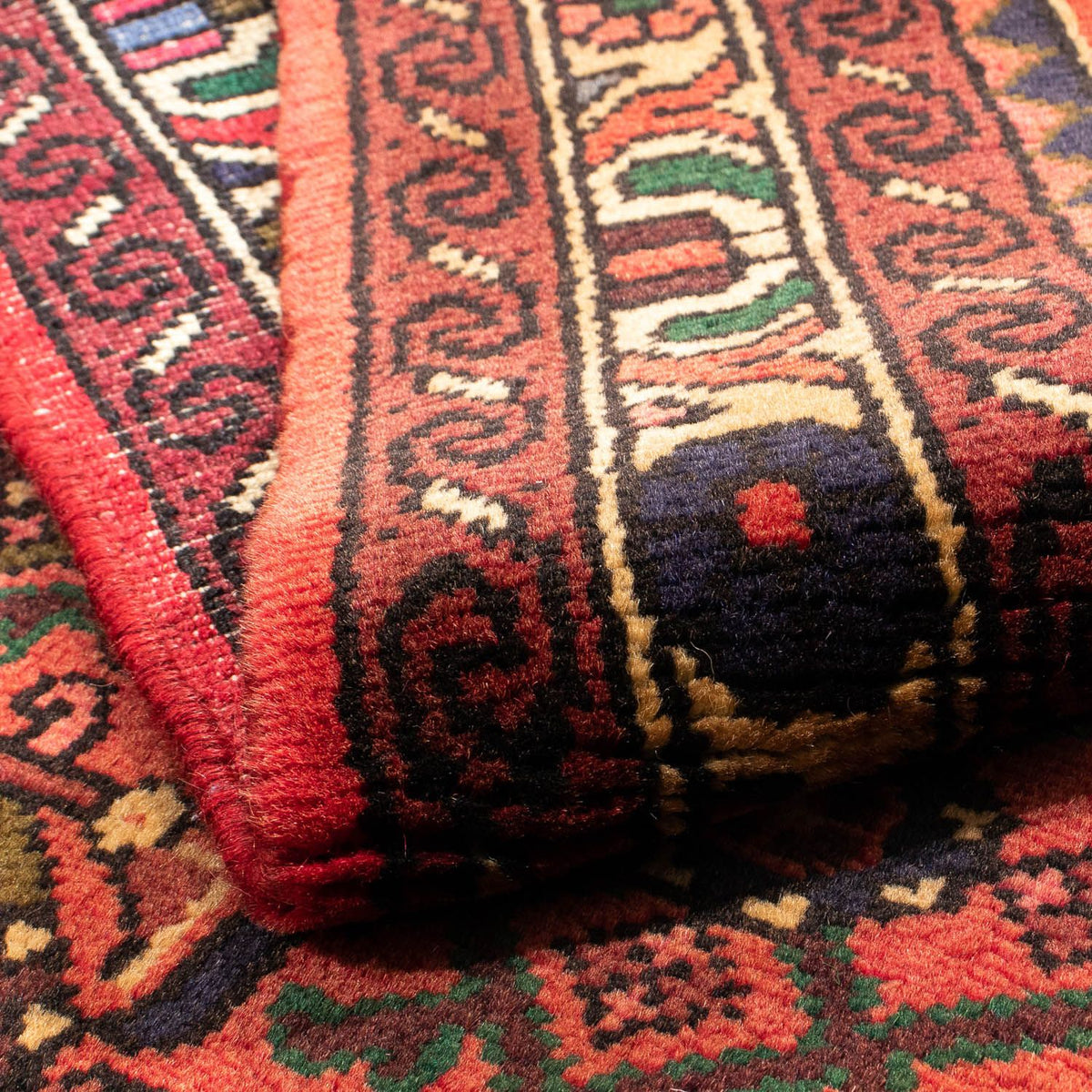 Alfombra persa - Nómada - 165 x 100 cm - rojo oscuro