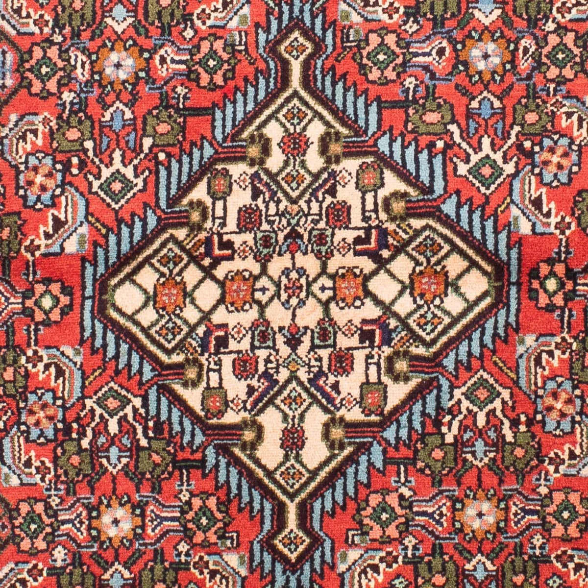 Alfombra persa - Nómada - 160 x 103 cm - rojo