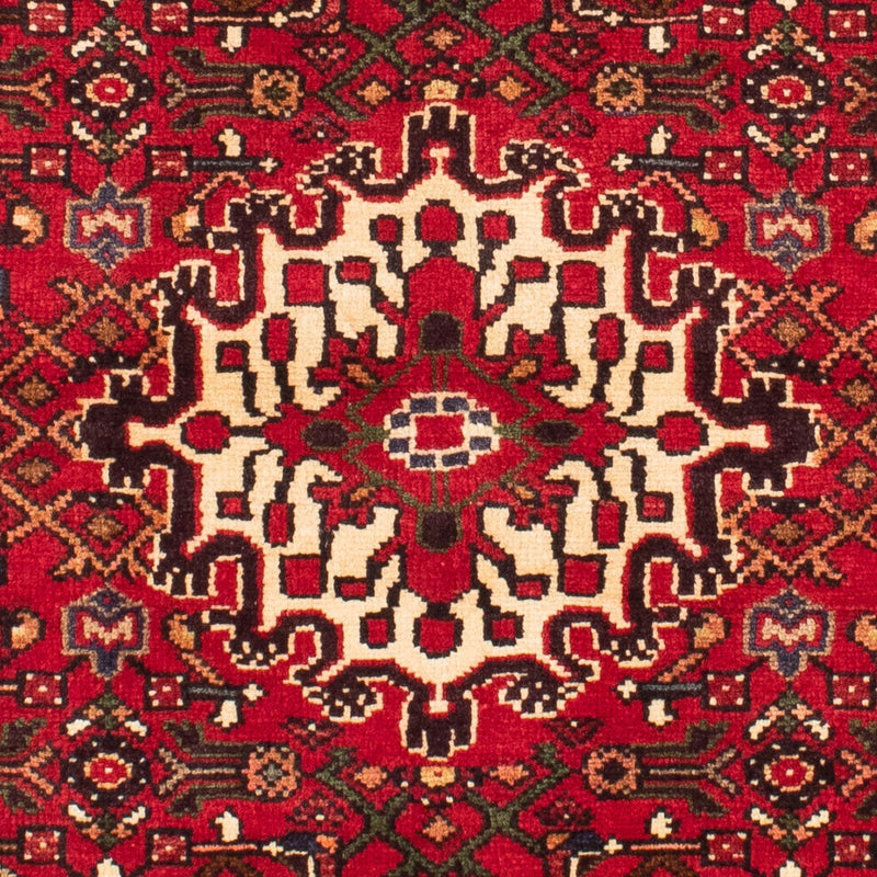 Alfombra persa - Nómada - 160 x 115 cm - rojo oscuro
