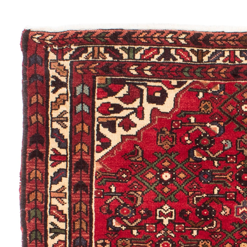 Alfombra persa - Nómada - 160 x 115 cm - rojo oscuro