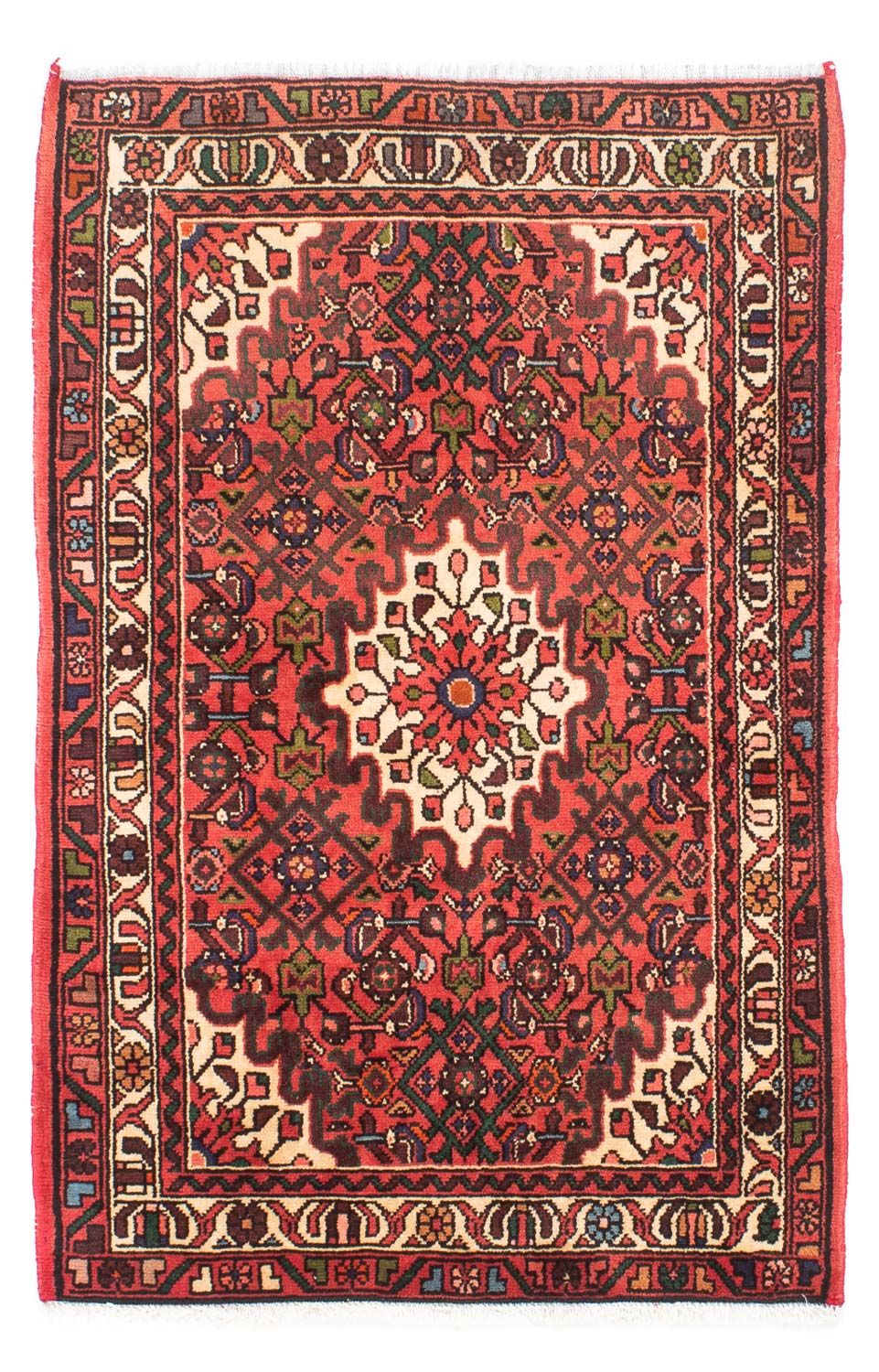 Alfombra persa - Nómada - 150 x 100 cm - rojo