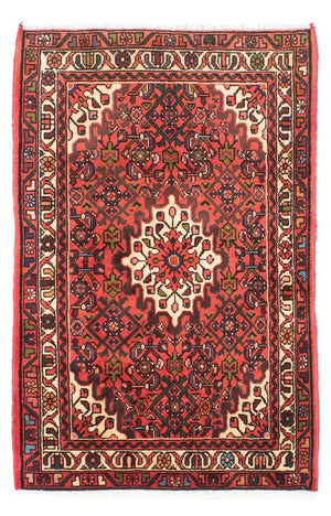 Alfombra persa - Nómada - 150 x 100 cm - rojo
