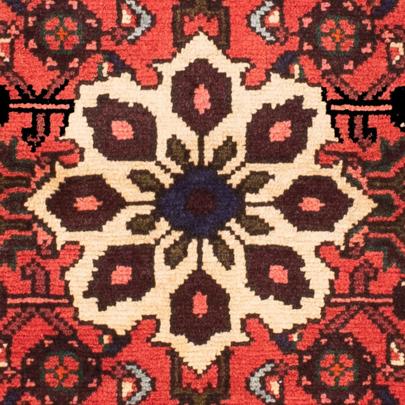 Alfombra persa - Nómada - 145 x 105 cm - rojo