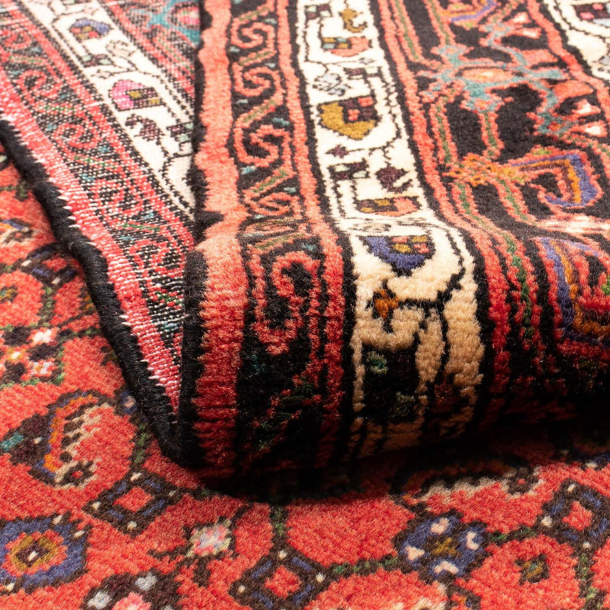 Alfombra persa - Nómada - 210 x 150 cm - rojo