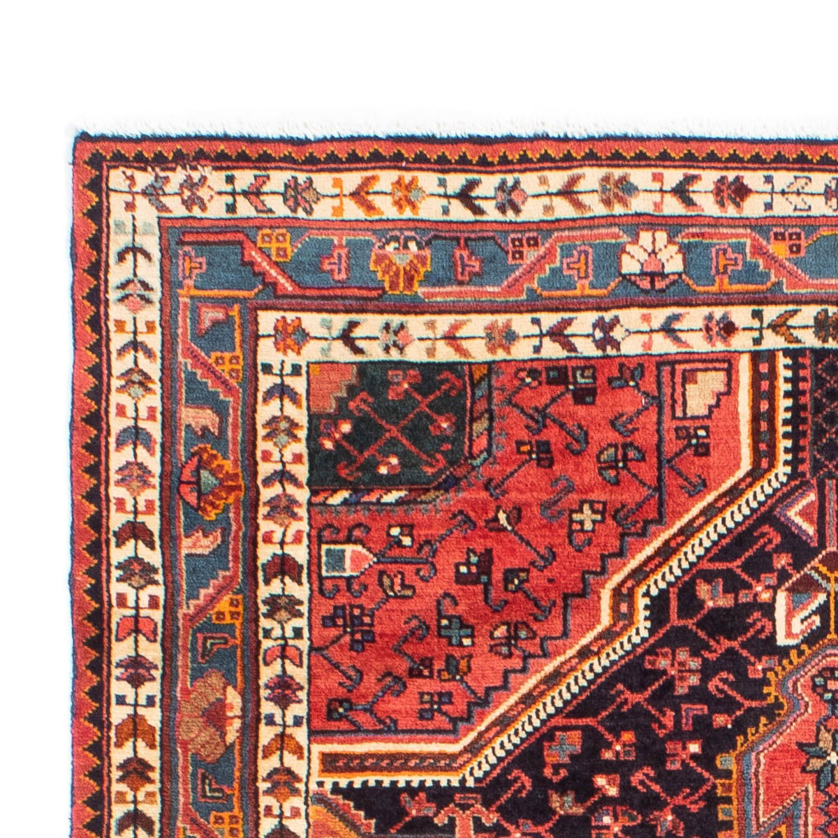Alfombra persa - Nómada - 220 x 142 cm - rojo