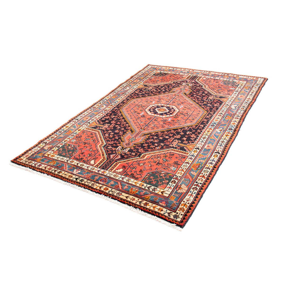 Alfombra persa - Nómada - 220 x 142 cm - rojo