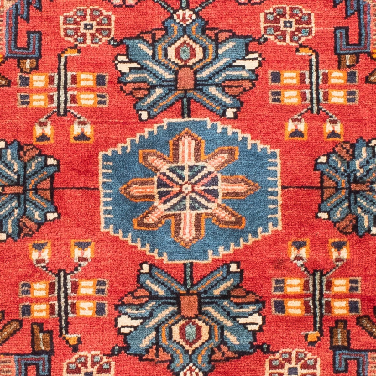 Alfombra persa - Nómada - 180 x 123 cm - rojo claro