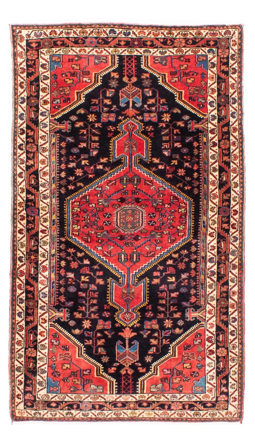 Alfombra persa - Nómada - 200 x 115 cm - azul oscuro