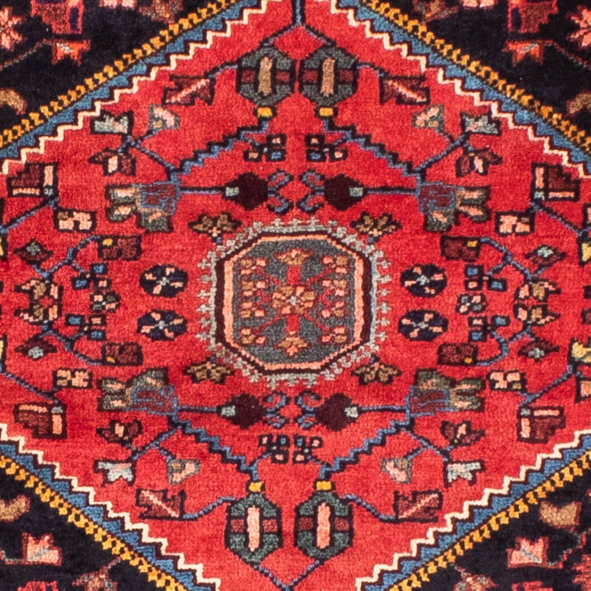 Alfombra persa - Nómada - 200 x 115 cm - azul oscuro