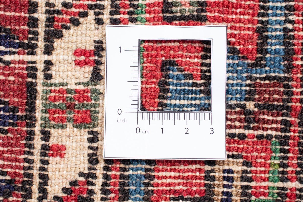Alfombra persa - Nómada - 212 x 130 cm - rojo oscuro