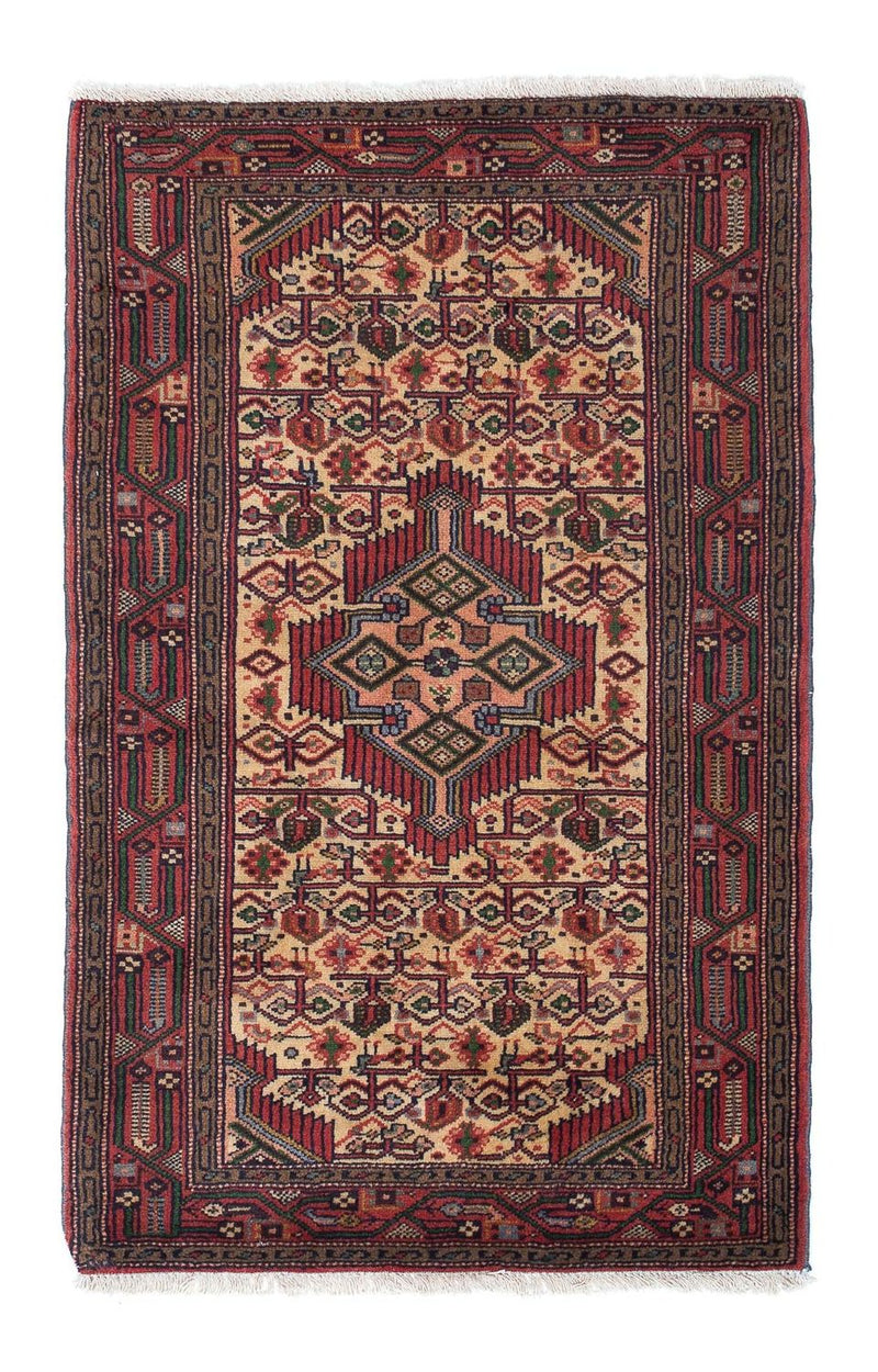Alfombra persa - Nómada - 133 x 82 cm - beige