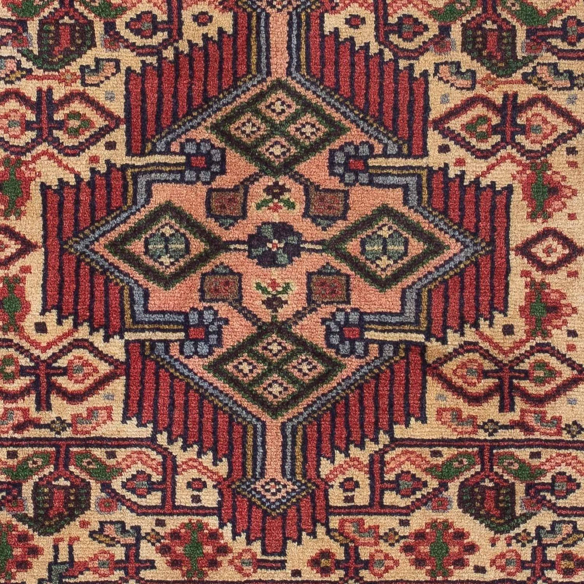 Alfombra persa - Nómada - 133 x 82 cm - beige