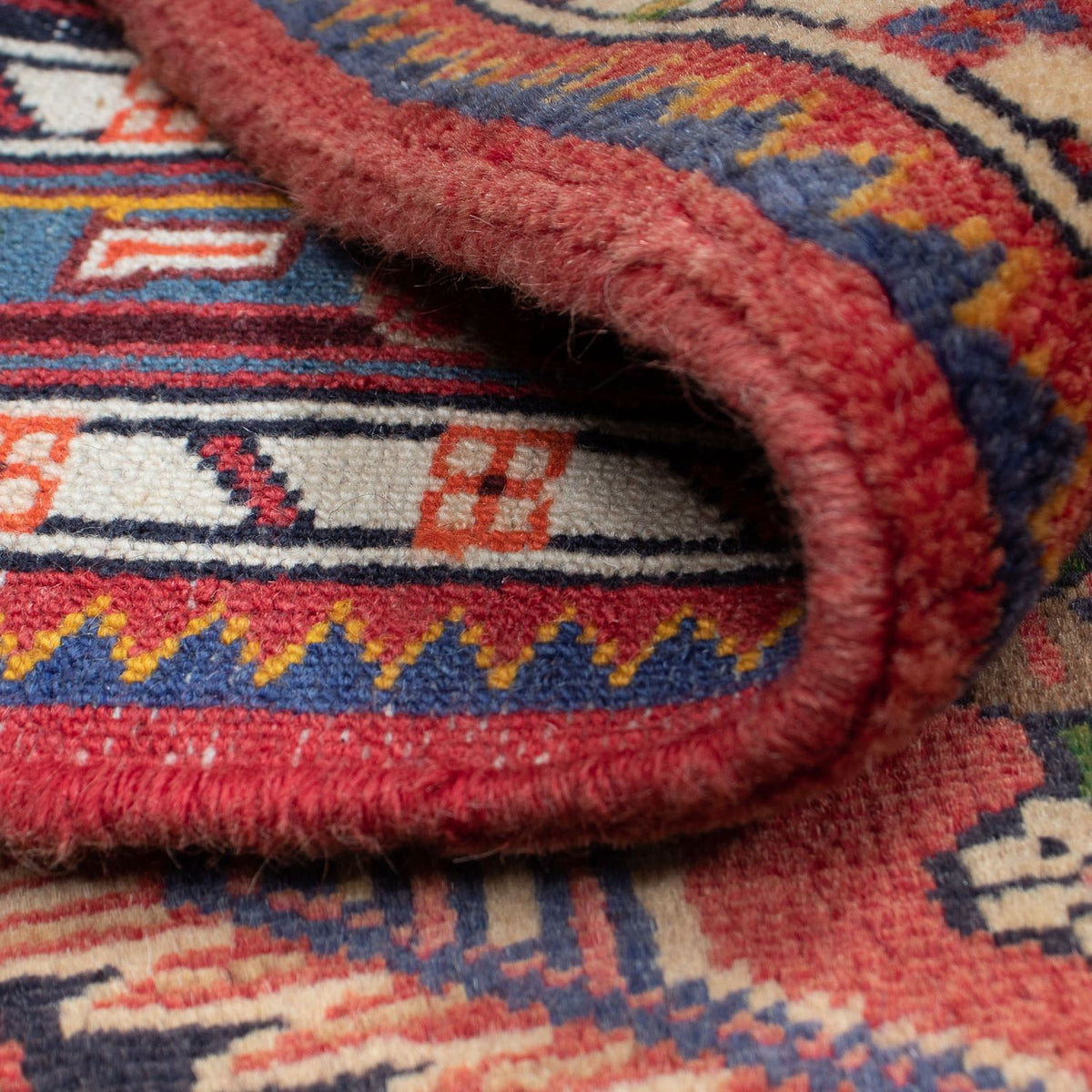 Alfombra persa - Nómada - 136 x 91 cm - rojo