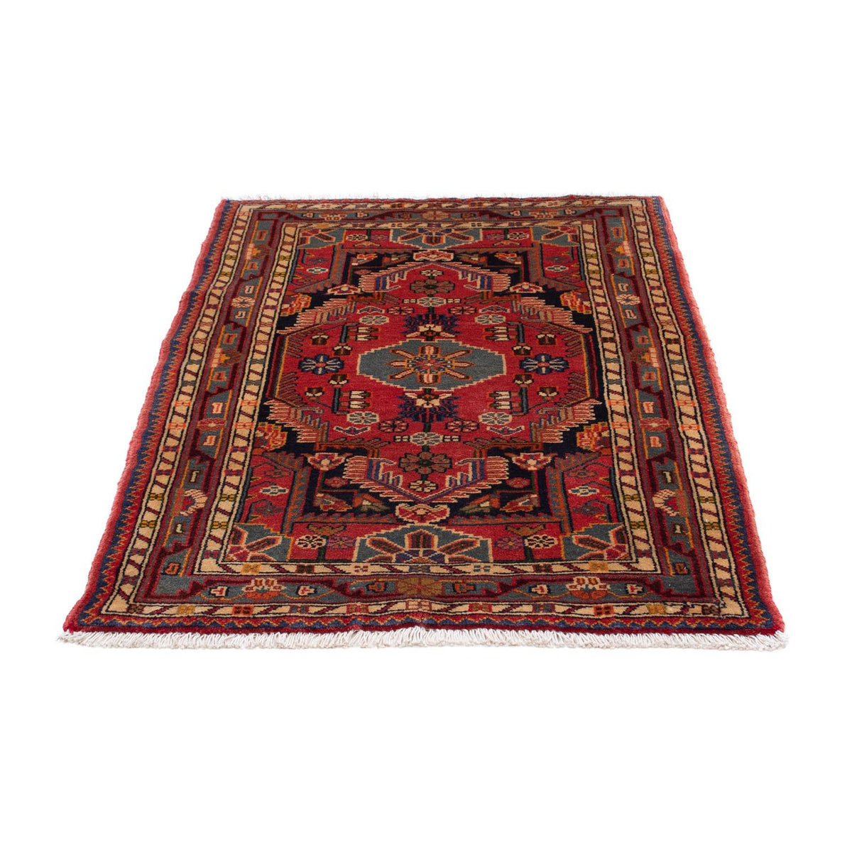 Alfombra persa - Nómada - 136 x 91 cm - rojo