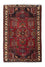Alfombra persa - Nómada - 128 x 90 cm - rojo oscuro