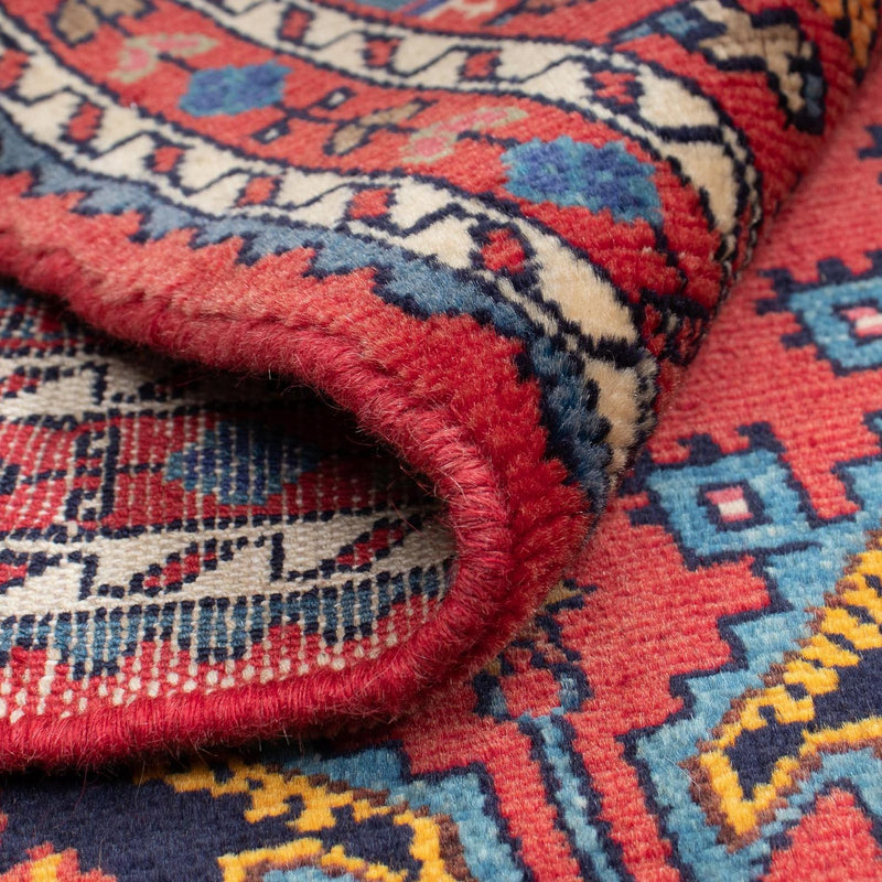 Alfombra persa - Nómada - 130 x 90 cm - rojo