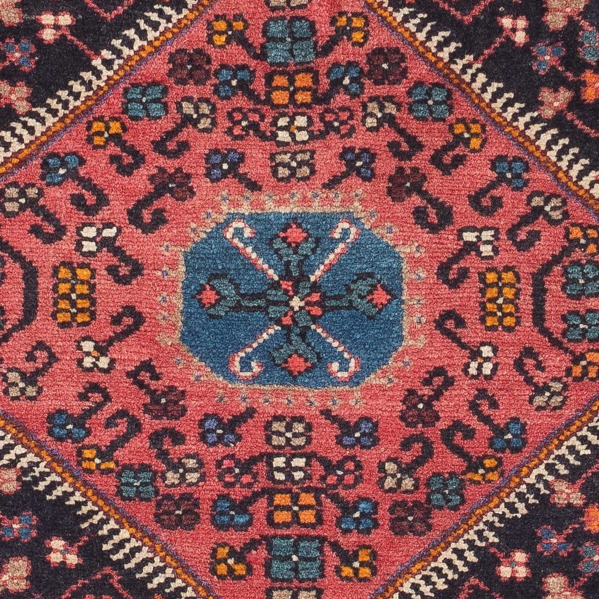 Alfombra persa - Nómada - 118 x 83 cm - azul oscuro