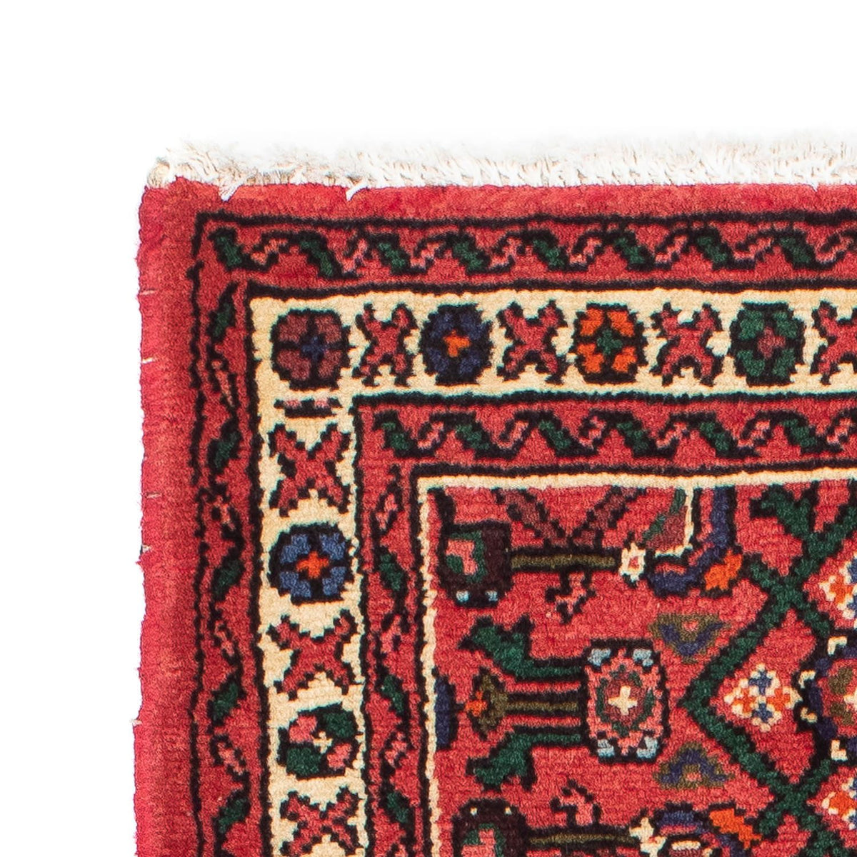 Alfombra de pasillo Alfombra persa - Nómada - 190 x 68 cm - rojo oscuro