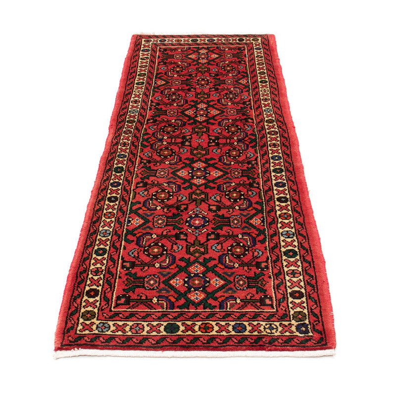 Alfombra de pasillo Alfombra persa - Nómada - 190 x 68 cm - rojo oscuro