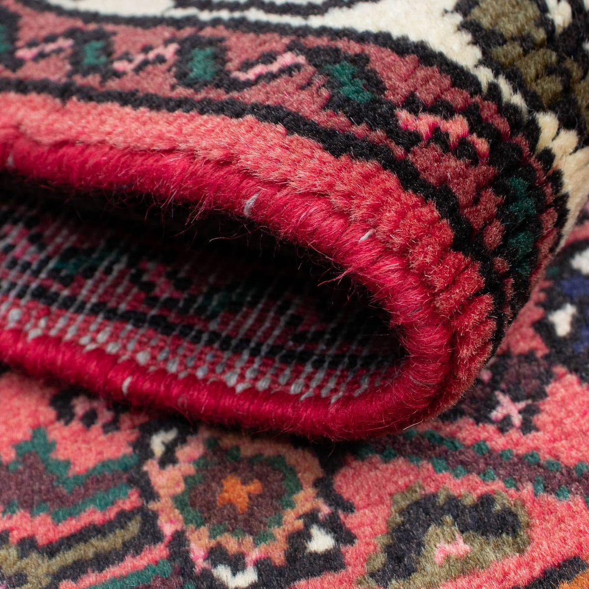 Alfombra de pasillo Alfombra persa - Nómada - 190 x 72 cm - rojo oscuro