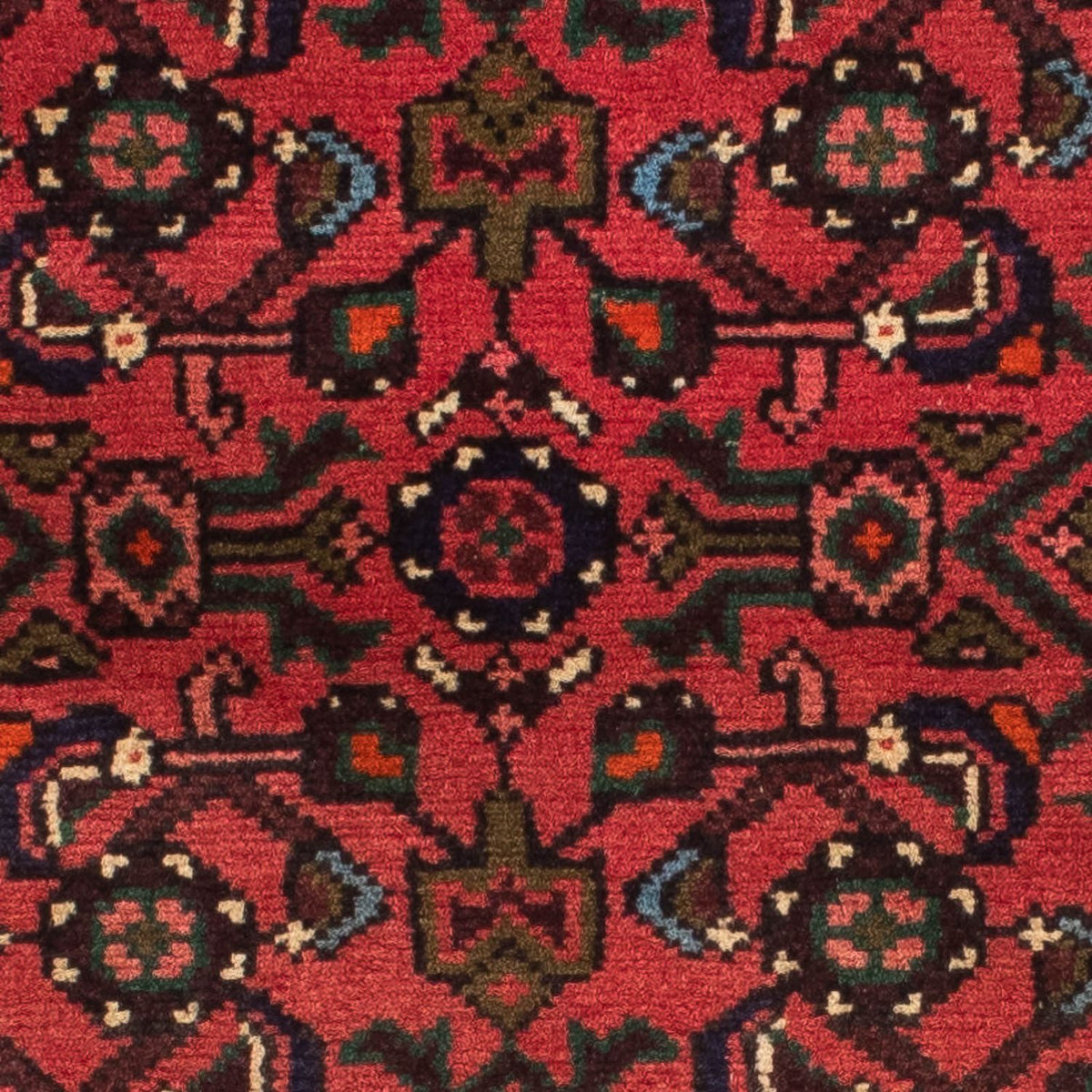 Alfombra de pasillo Alfombra persa - Nómada - 195 x 74 cm - rojo oscuro