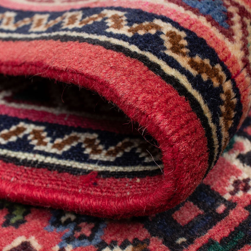 Alfombra de pasillo Alfombra persa - Nómada - 193 x 65 cm - rojo oscuro