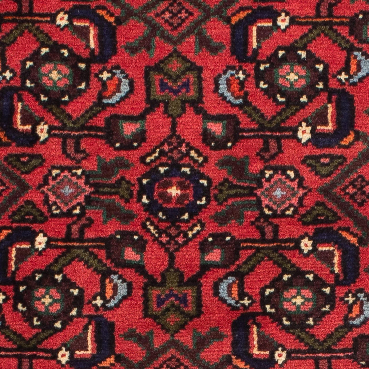 Alfombra de pasillo Alfombra persa - Nómada - 195 x 75 cm - rojo oscuro