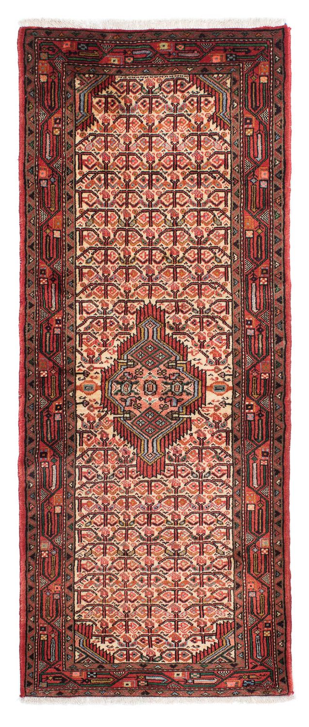 Alfombra de pasillo Alfombra persa - Nómada - 212 x 83 cm - beige