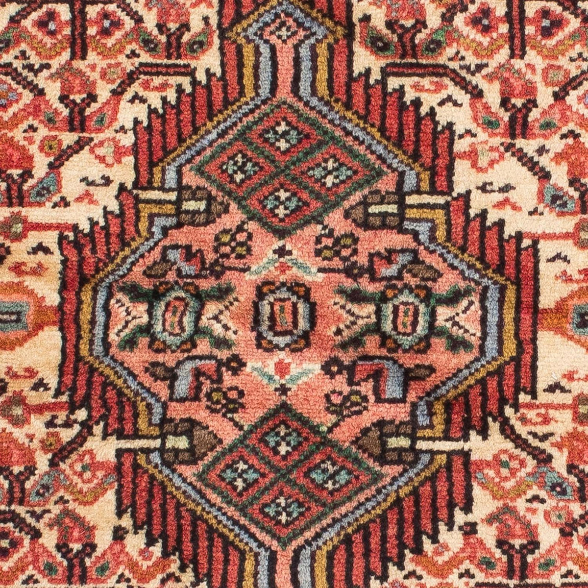 Alfombra de pasillo Alfombra persa - Nómada - 212 x 83 cm - beige