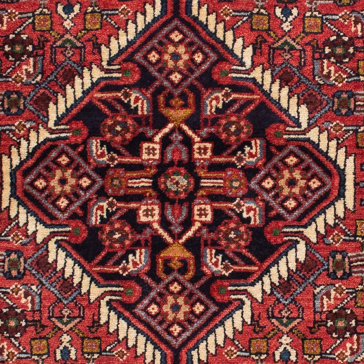 Alfombra de pasillo Alfombra persa - Nómada - 200 x 78 cm - rojo oscuro
