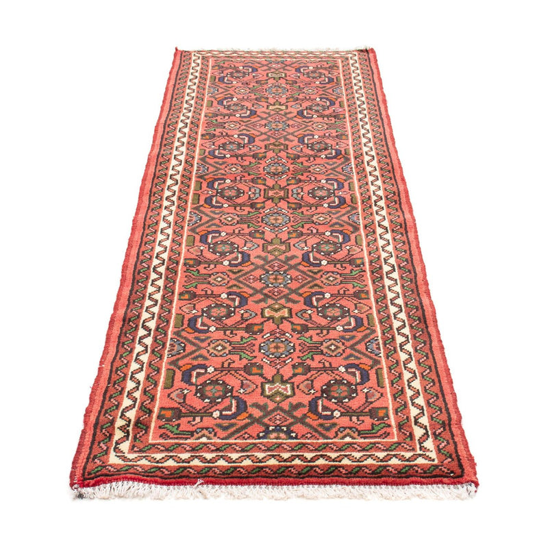 Alfombra de pasillo Alfombra persa - Nómada - 195 x 68 cm - rojo oscuro