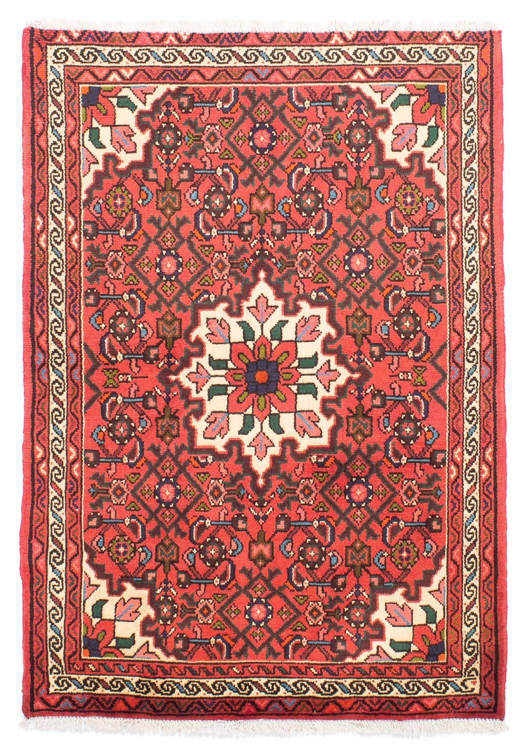 Alfombra persa - Nómada - 146 x 100 cm - rojo